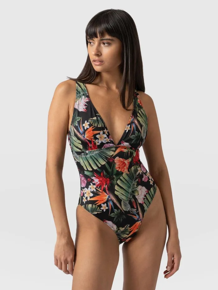 Saint And Sofia Swimwear Women Levana Swimsuit 8211 Tropics Tropics