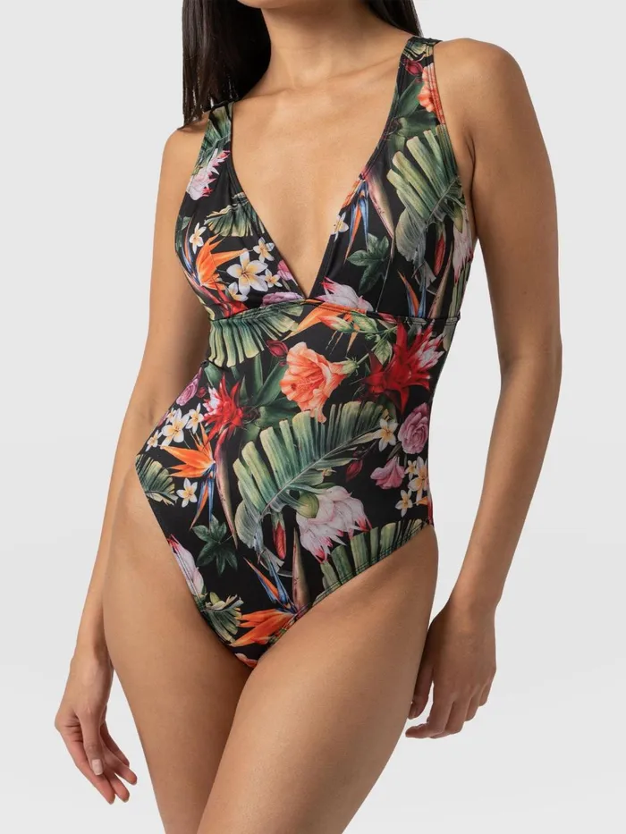 Saint And Sofia Swimwear Women Levana Swimsuit 8211 Tropics Tropics