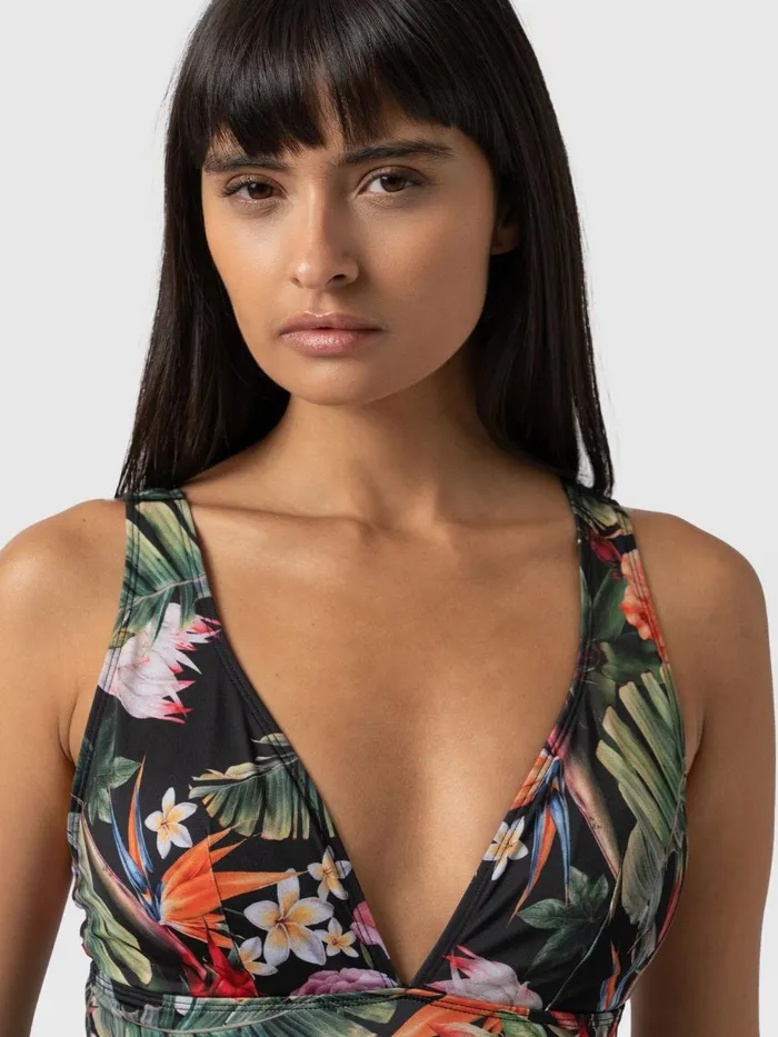 Saint And Sofia Swimwear Women Levana Swimsuit 8211 Tropics Tropics