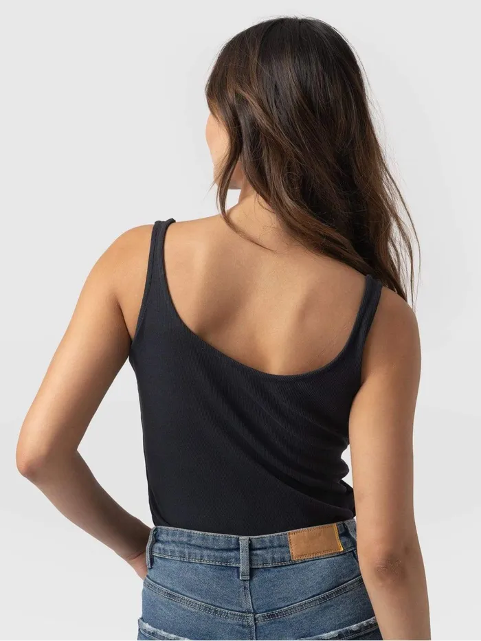 Saint And Sofia TShirts and Tanks Women Rib Cami 8211 Navy Navy