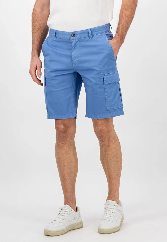 Sale Men FYNCHHATTON Cargo Shorts Made Of Cotton Crystal Bluedusty Olivebeigedark Navy