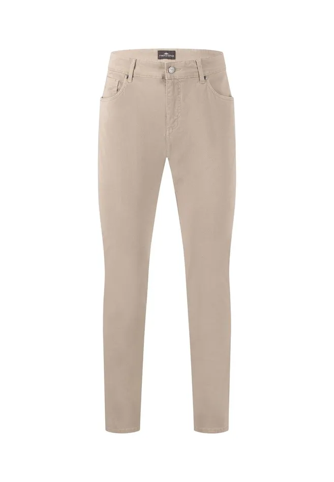Sale Men FYNCHHATTON Comfortable Cotton Pants With Stretch Content Stonedark Navy