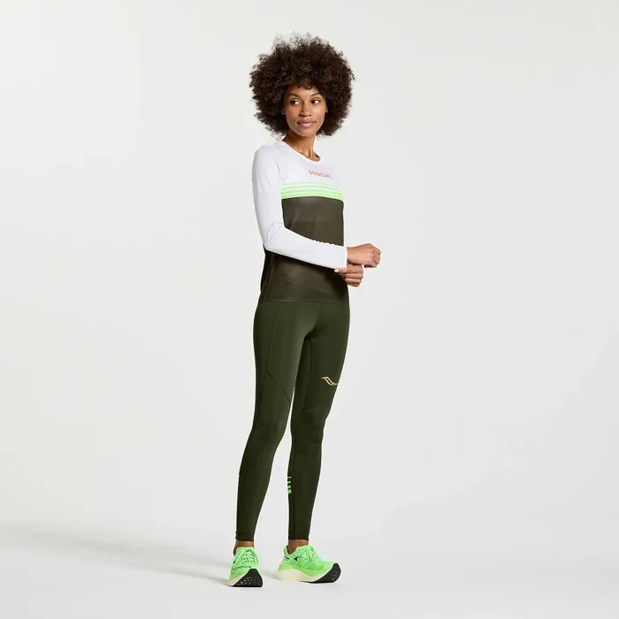 Saucony Women8217s Elite Tight Umbra Women Bottoms