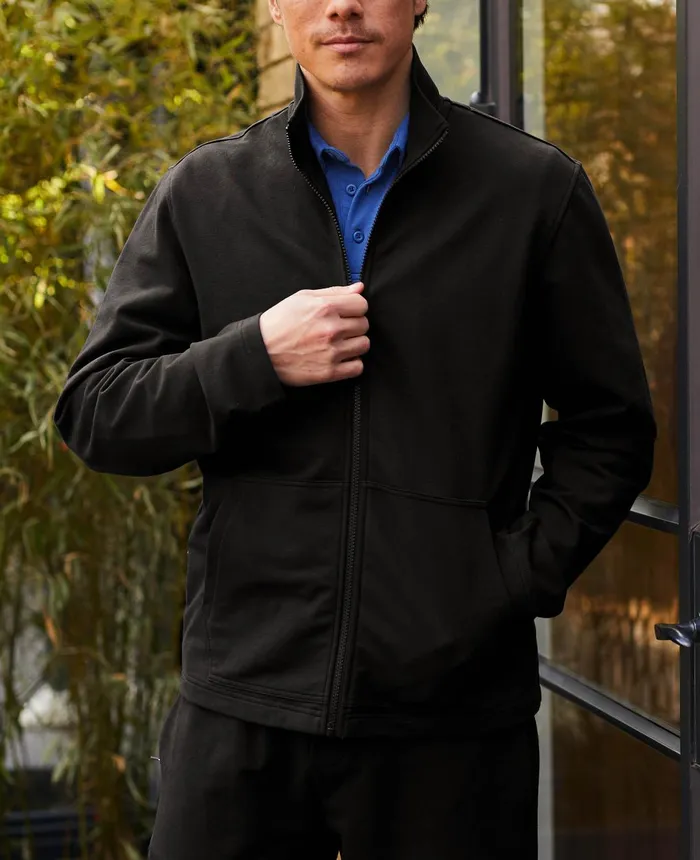 Savile Row Company Black Stretch Cotton Blend ZipUp Sweatshirt Black Men Casual Tops Savile Row Company Black Stretch Cotton Blend ZipUp Sweatshirt Black Men Casual Tops