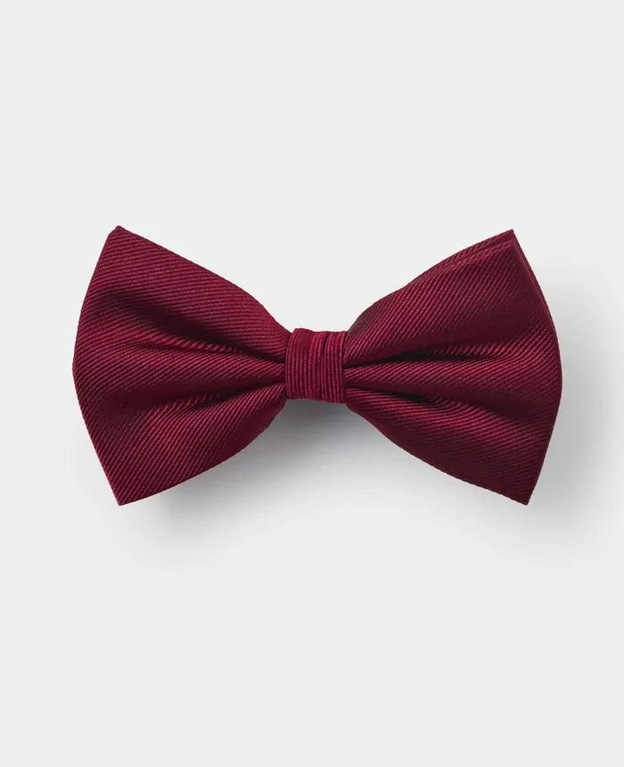 Savile Row Company Burgundy PreTied Silk Bow Tie Burgundy Men Bow Ties