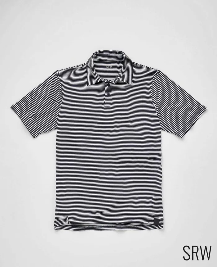Savile Row Company Navy White Stripe Short Sleeve Active Polo Shirt Navy White Stripe Men Polo Shirts Savile Row Company Navy White Stripe Short Sleeve Active Polo Shirt Navy White Stripe Men Polo Shirts
