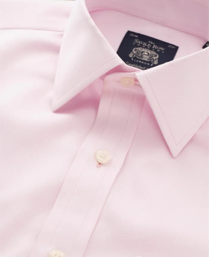 Savile Row Company Pink Twill Classic Fit NonIron Formal Shirt 8211 Double Cuff Men NonIron Shirts Savile Row Company Pink Twill Classic Fit NonIron Formal Shirt 8211 Double Cuff Men NonIron Shirts
