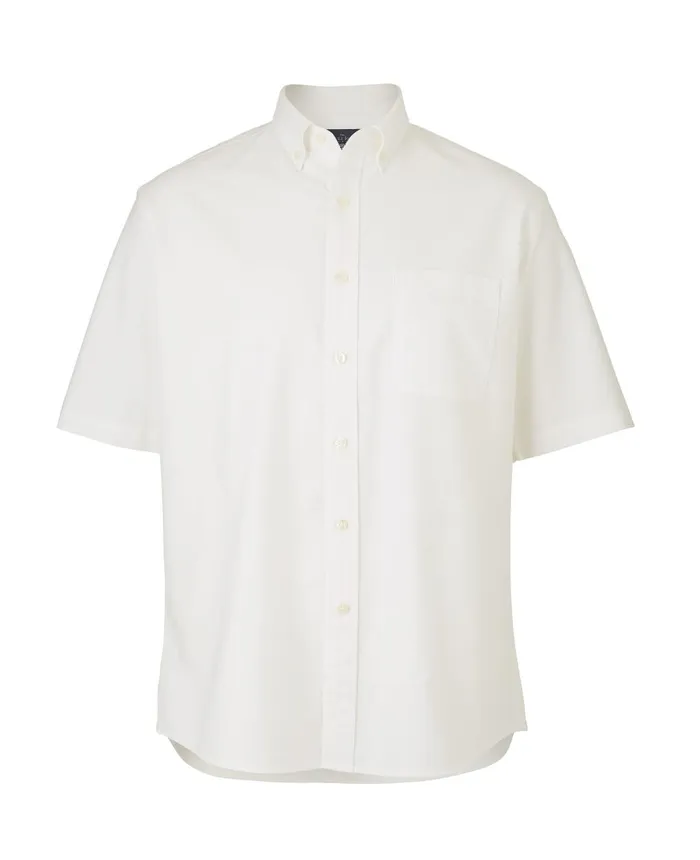 Savile Row Company White Classic Fit Short Sleeve Oxford Shirt White Men Casual Shirts Savile Row Company White Classic Fit Short Sleeve Oxford Shirt White Men Casual Shirts