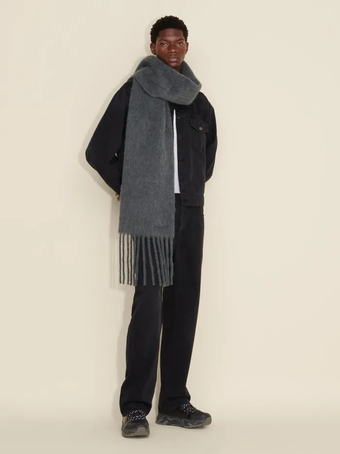 Scarves WomenMen Holzweiler Aster Solid Dk Grey