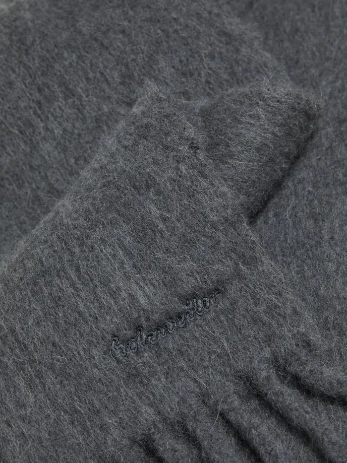 Scarves WomenMen Holzweiler Aster Solid Dk Grey
