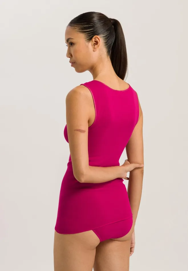 Scoop Neck Tank Top Fuchsia Women HANRO Tank Tops