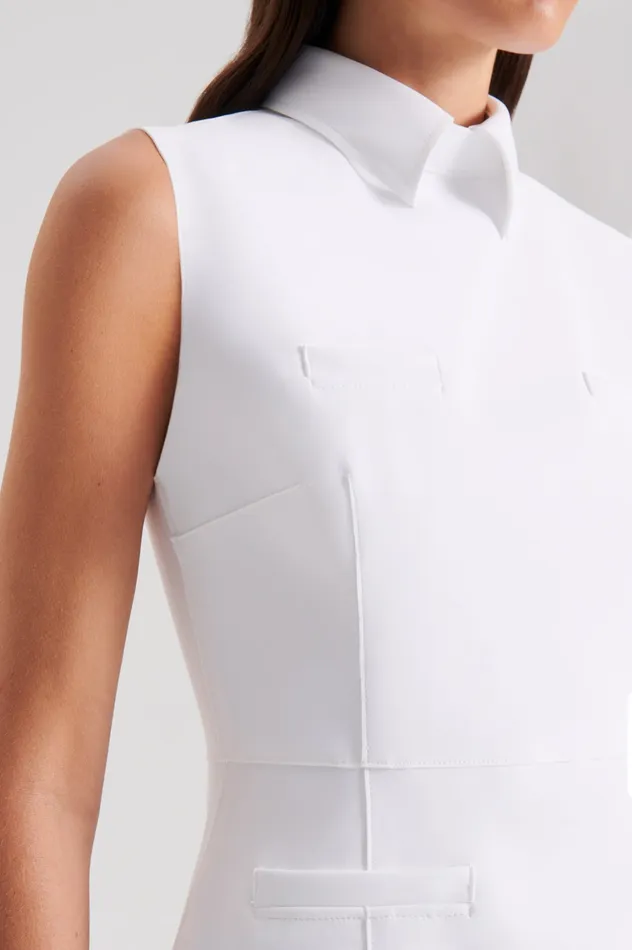 SCUBA PENCIL DRESS WHITE Women Dresses Scanlan Theodore