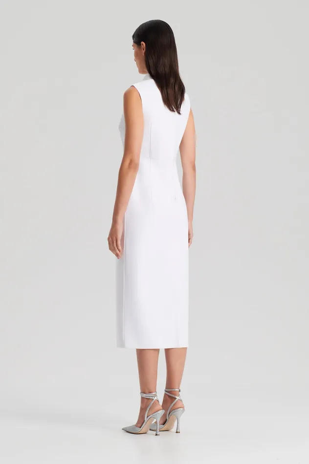 SCUBA PENCIL DRESS WHITE Women Dresses Scanlan Theodore