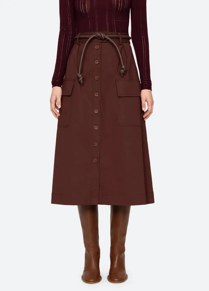 Sea New York Bottoms Kerith Skirt Burgundy 8211 Women