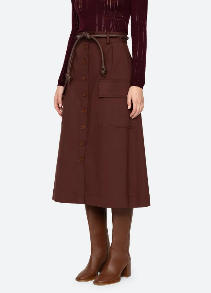 Sea New York Bottoms Kerith Skirt Burgundy 8211 Women