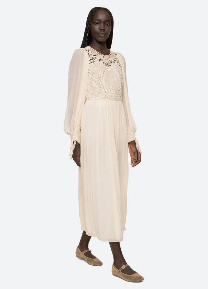 Sea New York Dresses Bente LS Dress Cream 8211 Women