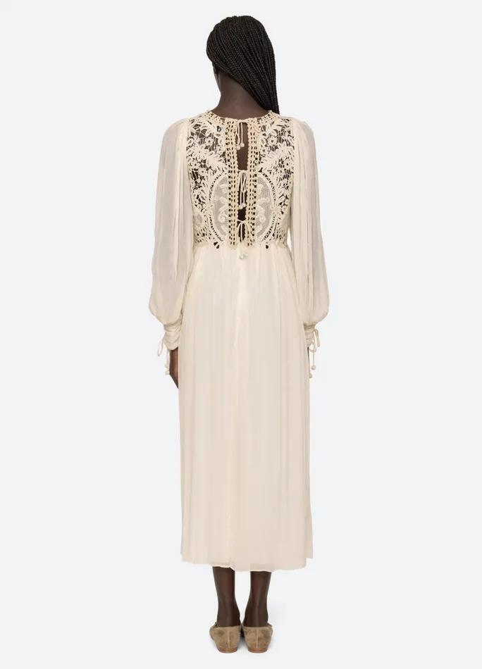 Sea New York Dresses Bente LS Dress Cream 8211 Women