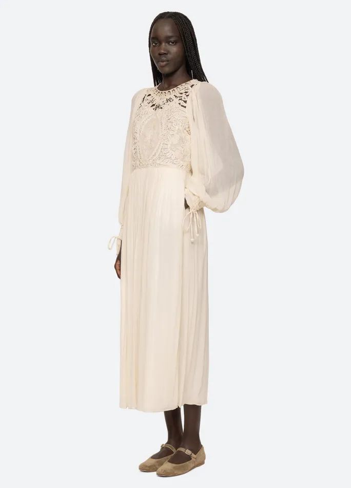 Sea New York Dresses Bente LS Dress Cream 8211 Women