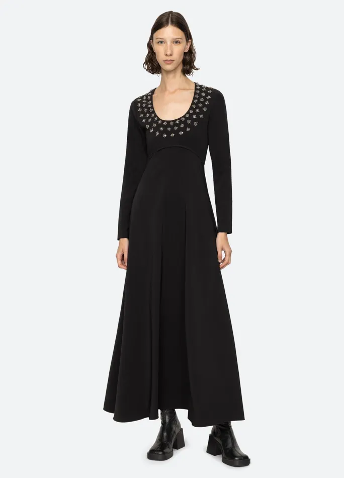 Sea New York Dresses Caryl LS Dress Black 8211 Women