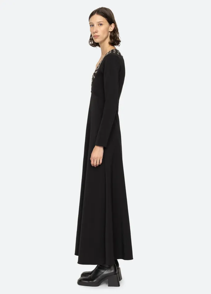 Sea New York Dresses Caryl LS Dress Black 8211 Women