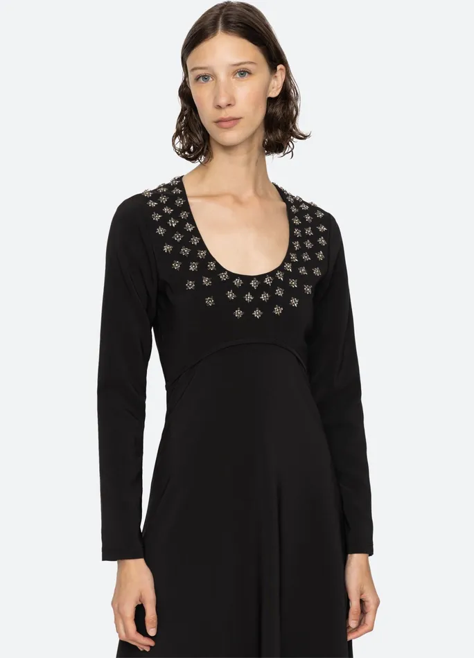 Sea New York Dresses Caryl LS Dress Black 8211 Women