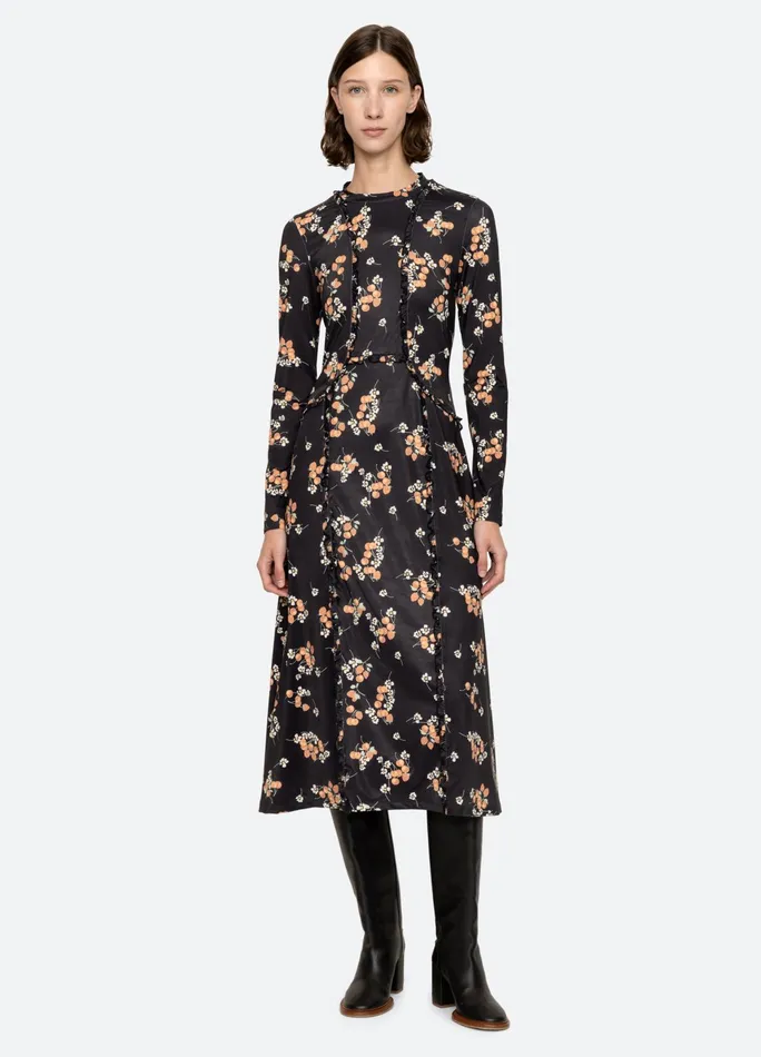 Sea New York Dresses Cerise LS Dress Multi 8211 Women