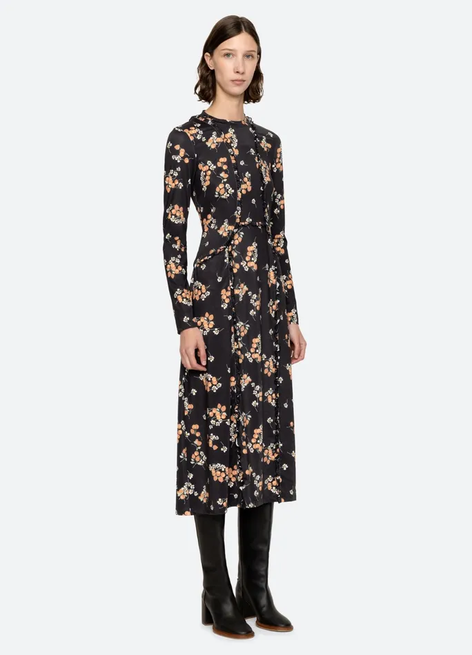 Sea New York Dresses Cerise LS Dress Multi 8211 Women
