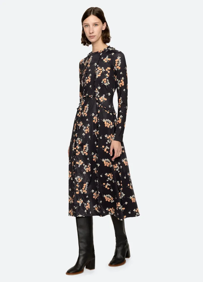 Sea New York Dresses Cerise LS Dress Multi 8211 Women