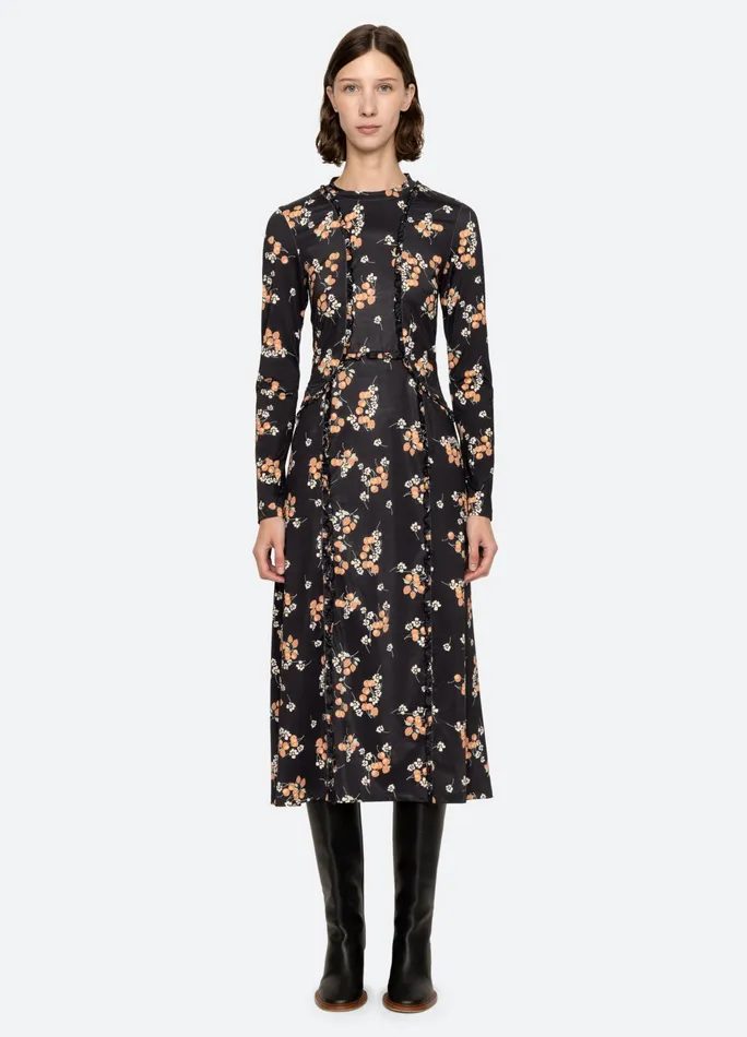 Sea New York Dresses Cerise LS Dress Multi 8211 Women