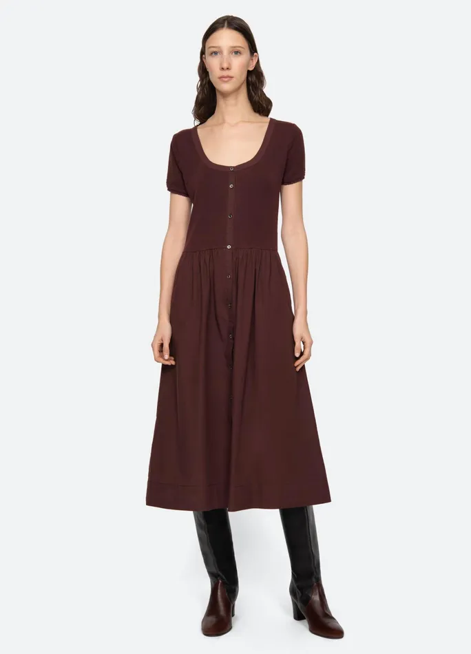 Sea New York Dresses Renata Dress Burgundy 8211 Women