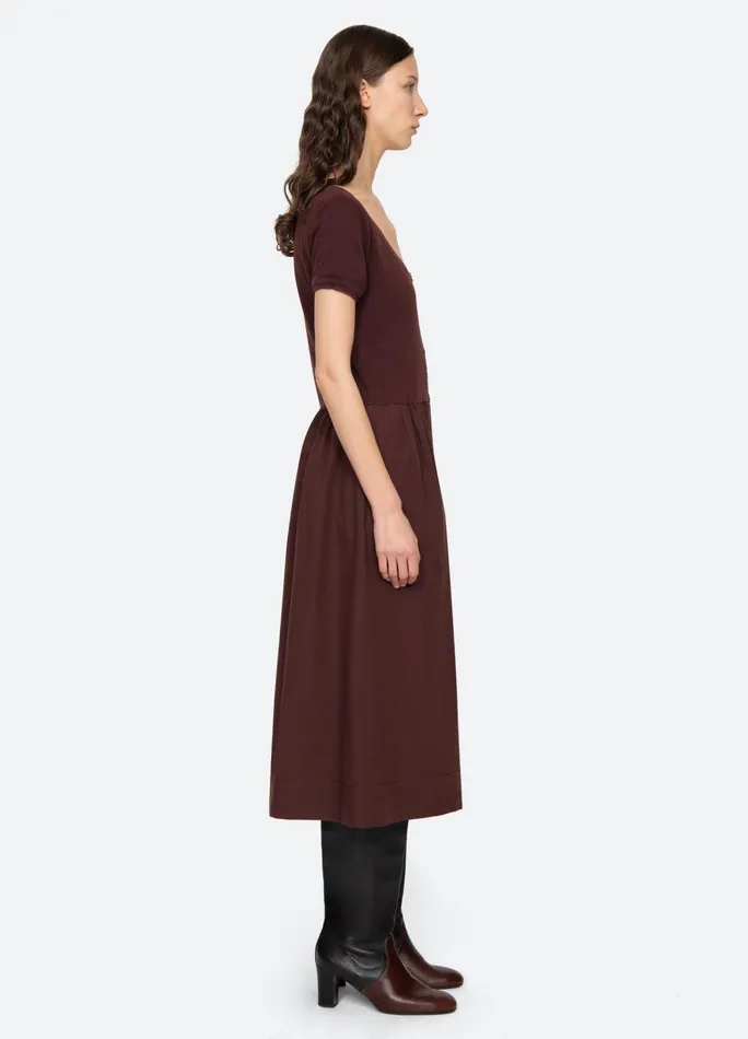 Sea New York Dresses Renata Dress Burgundy 8211 Women