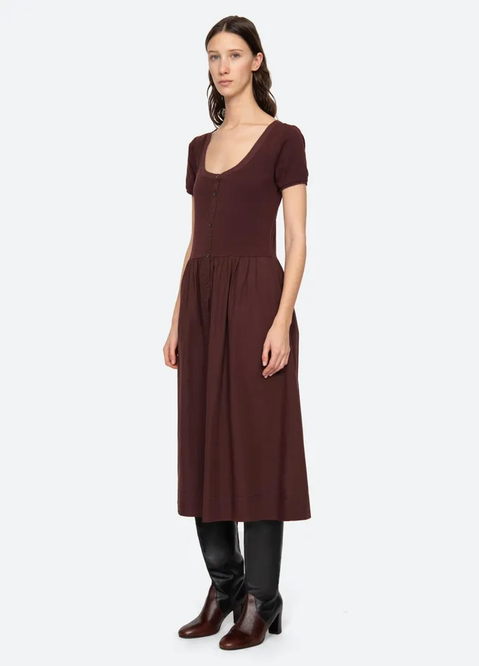 Sea New York Dresses Renata Dress Burgundy 8211 Women