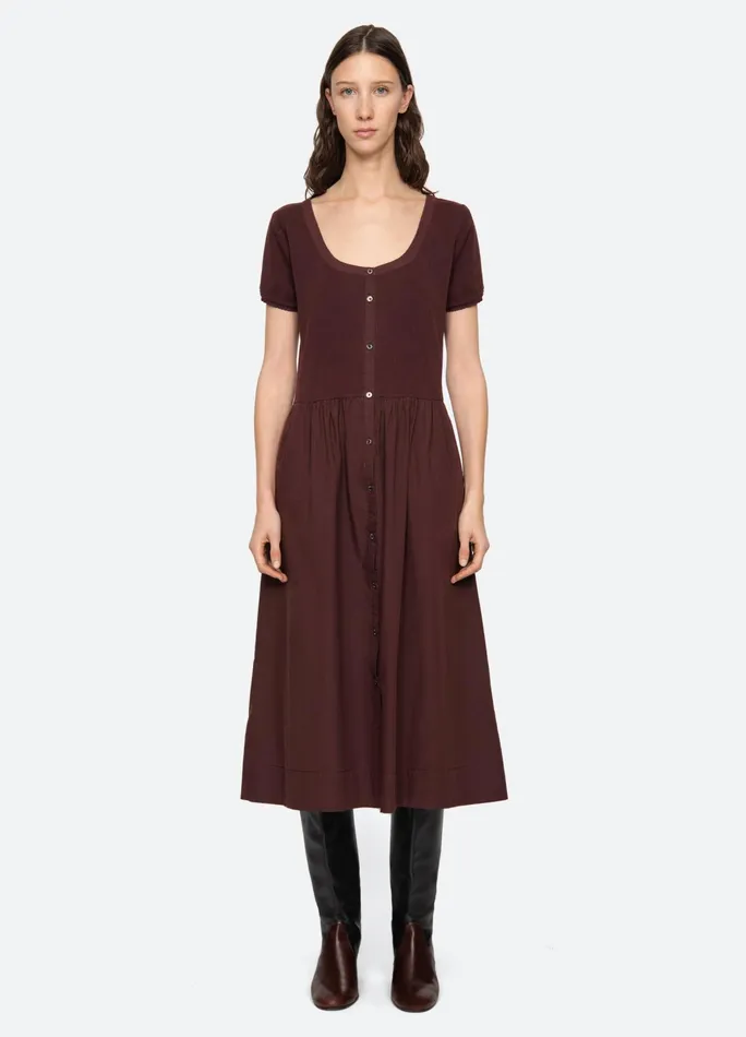 Sea New York Dresses Renata Dress Burgundy 8211 Women