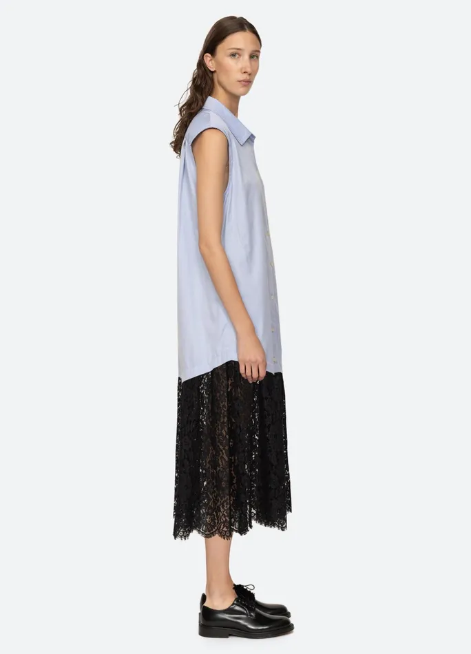 Sea New York Dresses Suzy Combo Dress Blue 8211 Women