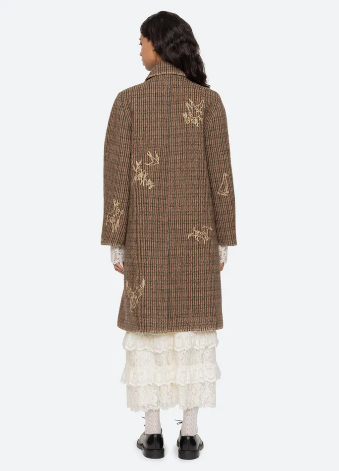 Sea New York Outerwear Martha Coat Multi 8211 Women