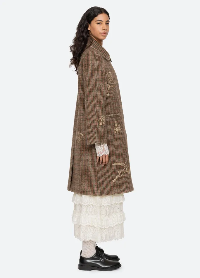Sea New York Outerwear Martha Coat Multi 8211 Women