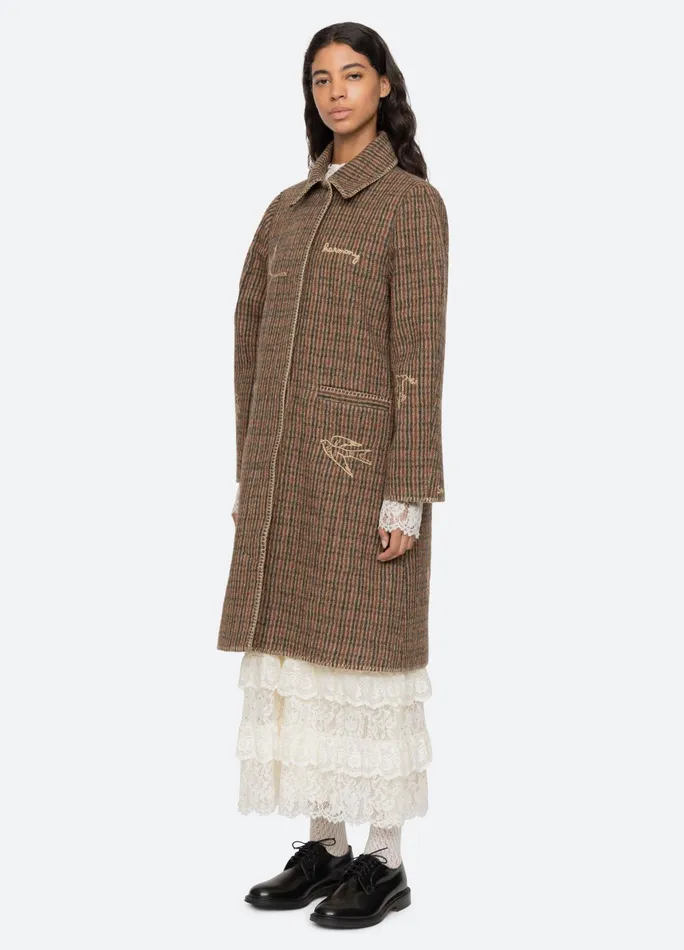 Sea New York Outerwear Martha Coat Multi 8211 Women