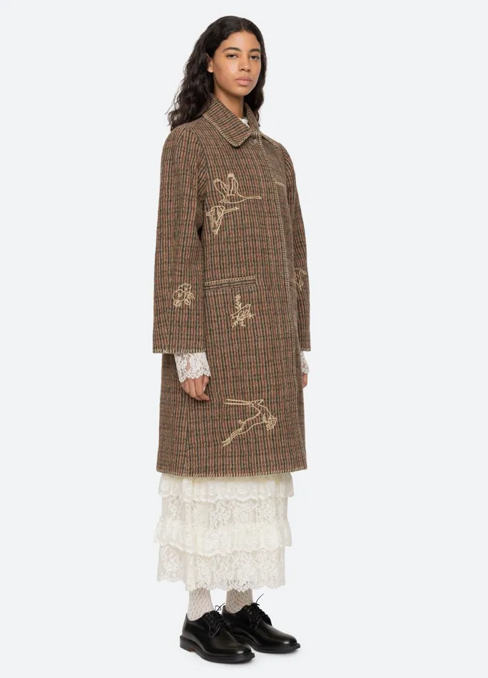Sea New York Outerwear Martha Coat Multi 8211 Women