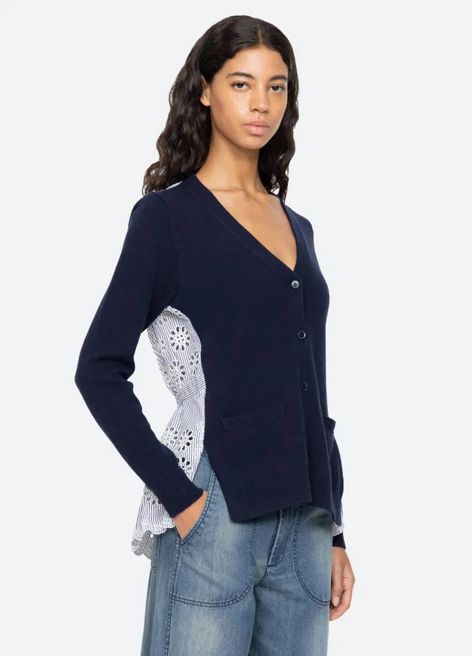Sea New York Tops Lennon Cardigan Navy 8211 Women
