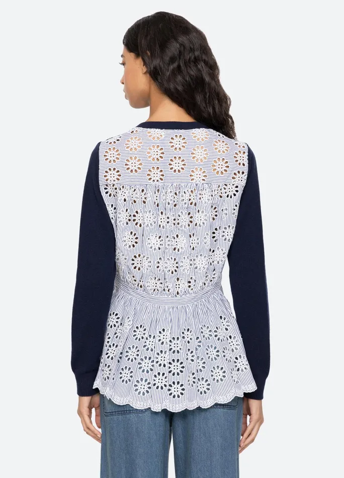 Sea New York Tops Lennon Cardigan Navy 8211 Women