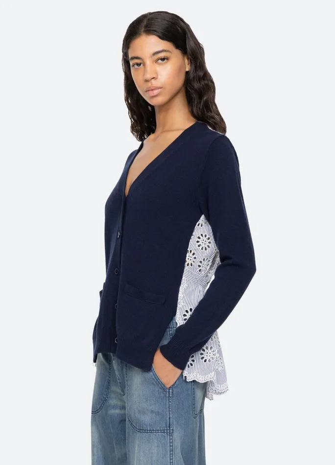 Sea New York Tops Lennon Cardigan Navy 8211 Women