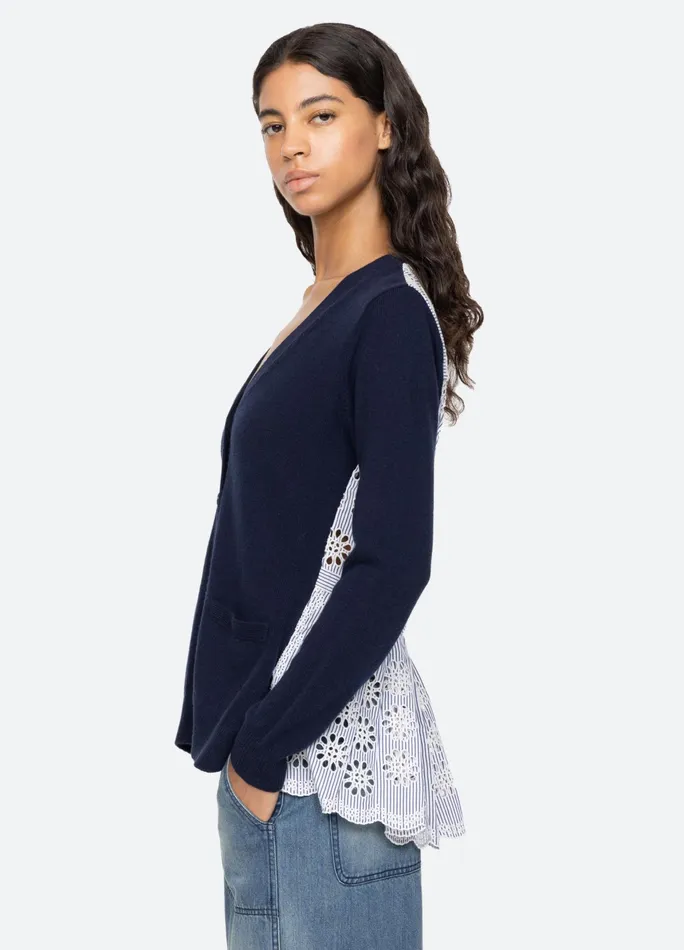 Sea New York Tops Lennon Cardigan Navy 8211 Women