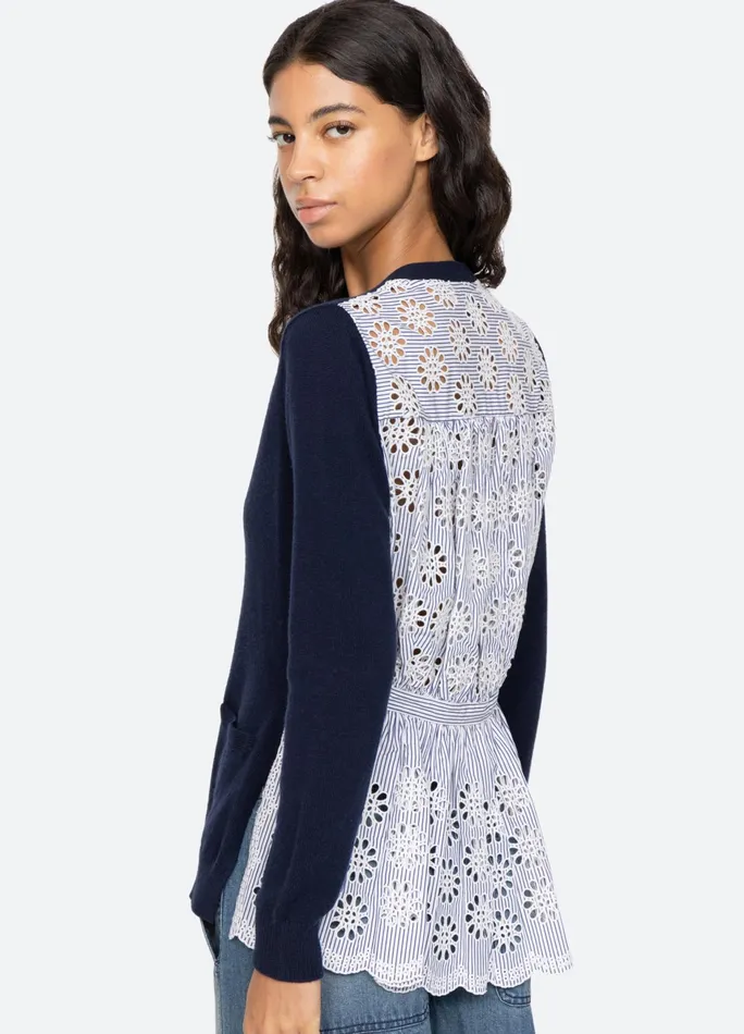 Sea New York Tops Lennon Cardigan Navy 8211 Women
