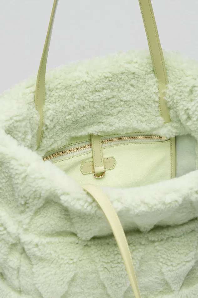SHEARLING TOTE MINT Women Bags Scanlan Theodore SHEARLING TOTE MINT Women Bags Scanlan Theodore