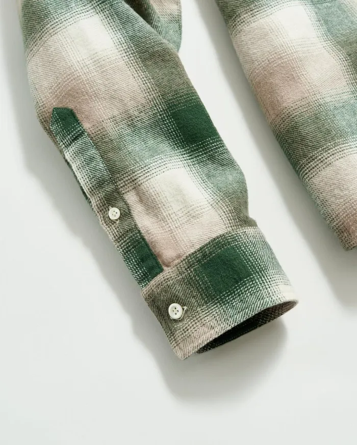 Shirting Men Billy Reid Flannel Bold Plaid Tuscumbia Shirt Bd Naturalgreen