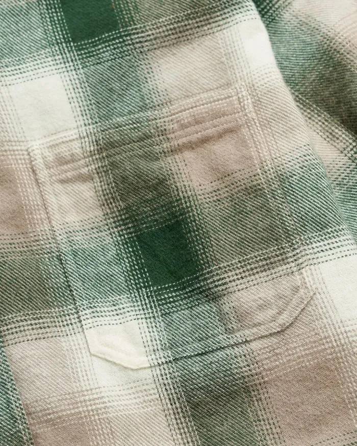 Shirting Men Billy Reid Flannel Bold Plaid Tuscumbia Shirt Bd Naturalgreen