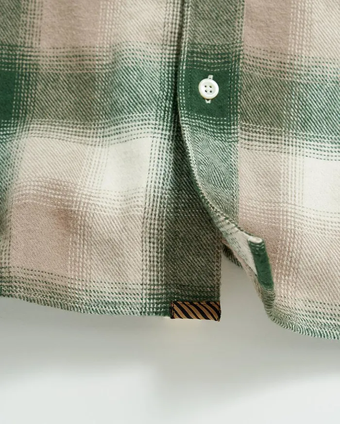 Shirting Men Billy Reid Flannel Bold Plaid Tuscumbia Shirt Bd Naturalgreen