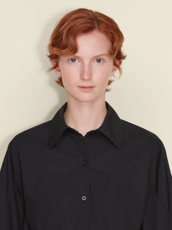 Shirts and Tops Women Holzweiler Cyra Ribbed Side Shirt Black