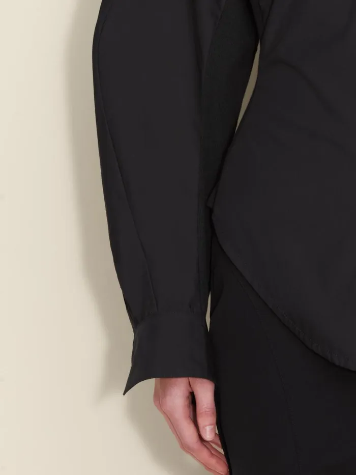 Shirts and Tops Women Holzweiler Cyra Ribbed Side Shirt Black