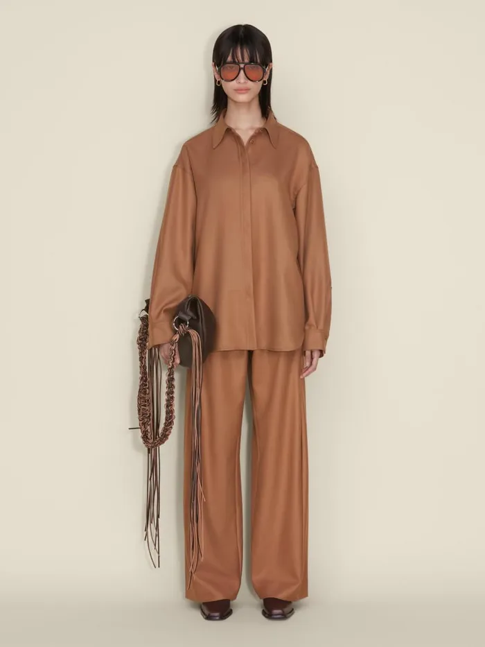 Shirts and Tops Women Holzweiler Dais Shirt Camel